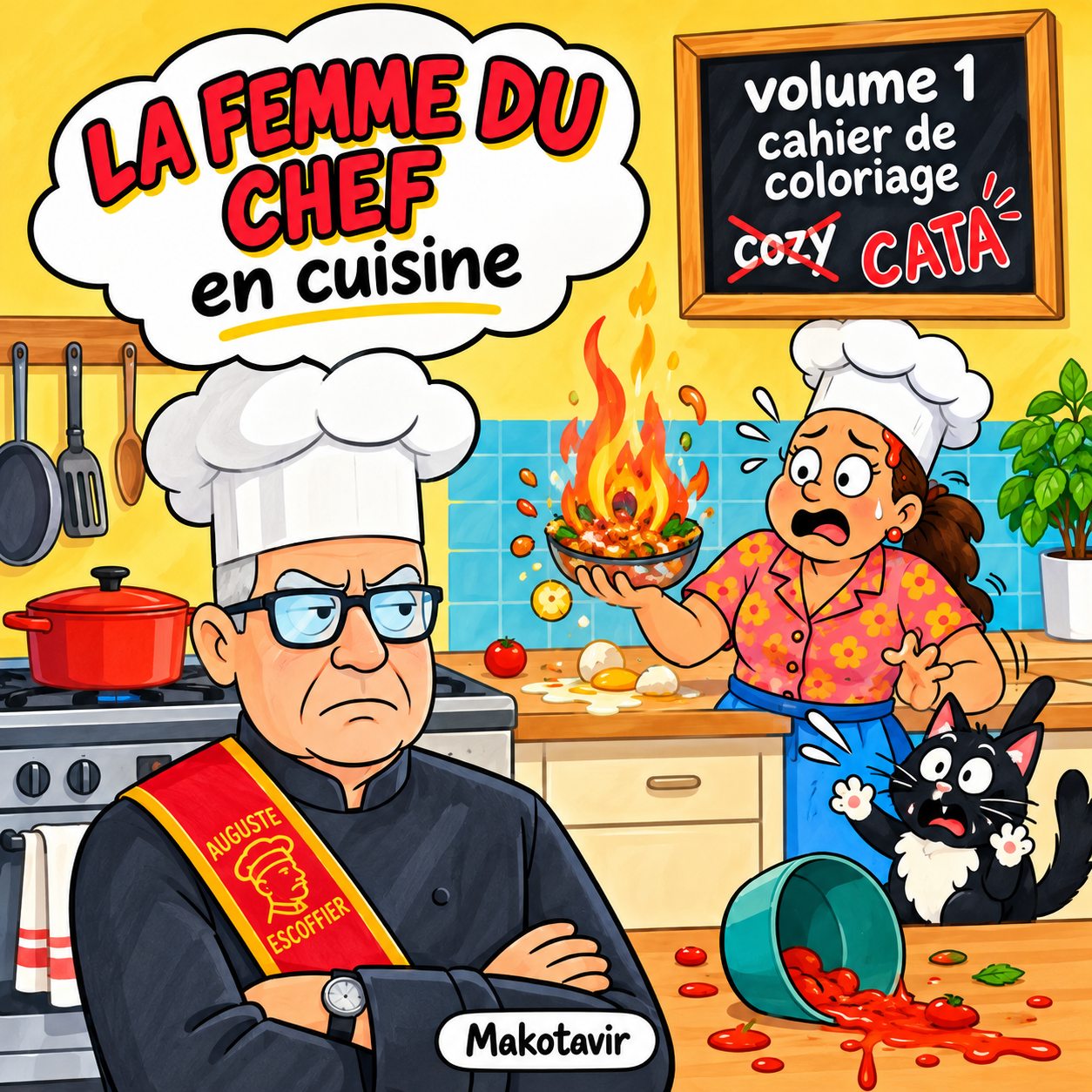 Couverture — La Femme du Chef en cuisine — Volume 1