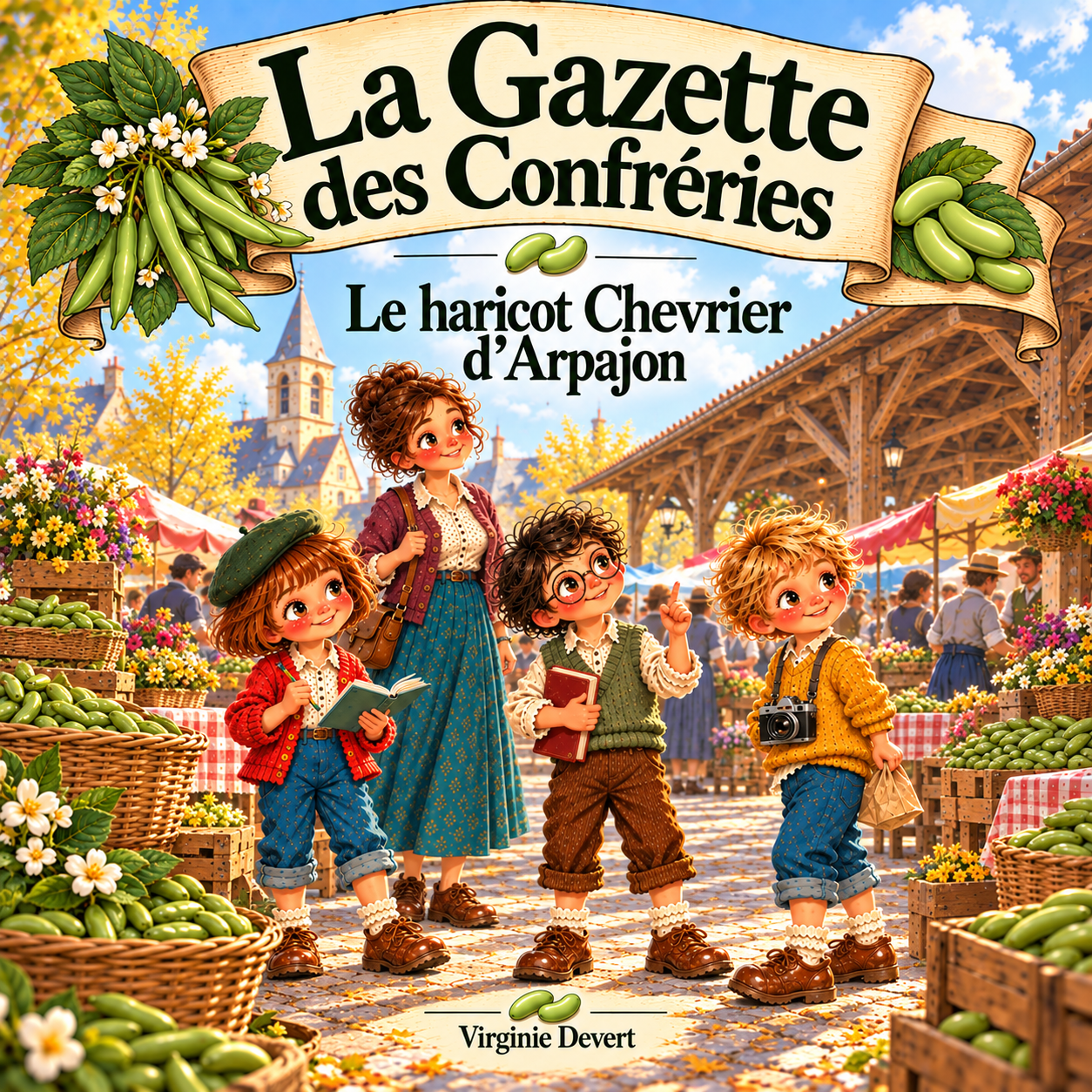Couverture — La Gazette des Confréries — Le haricot Chevrier d'Arpajon